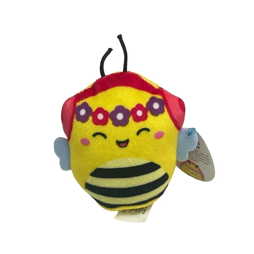 2023 McDonald's Squishmallows Happy Meal Toys Sunny The Bee Plush Stuffed Toy